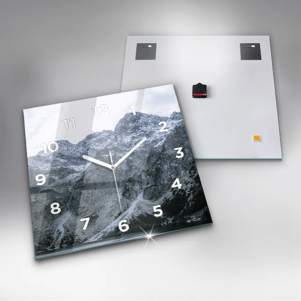 Wanduhr quadratisch Morskie Oko im Tatra-Gebirge