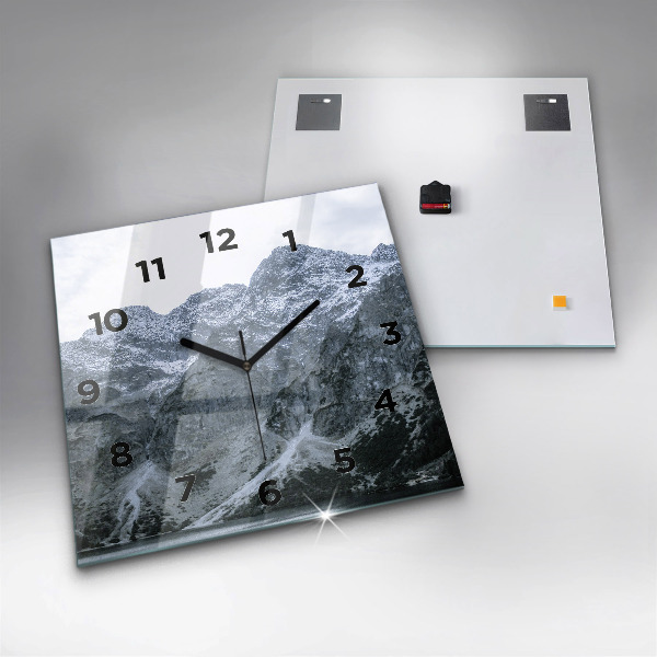 Wanduhr quadratisch Morskie Oko im Tatra-Gebirge