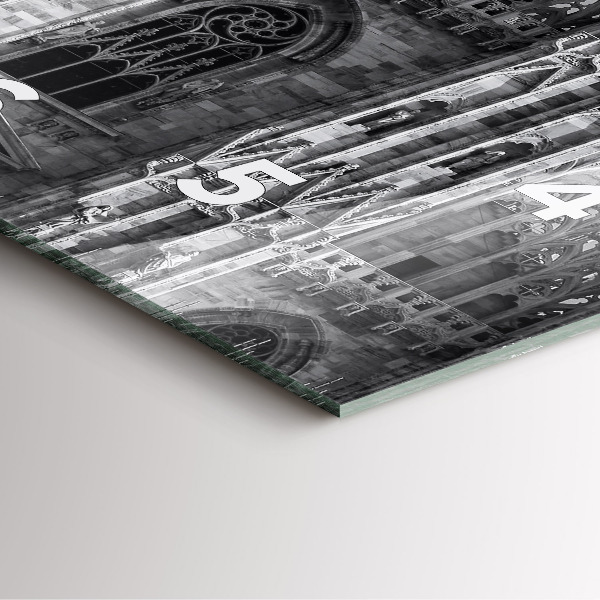 Wanduhr quadratisch Dom von Mailand Kathedrale