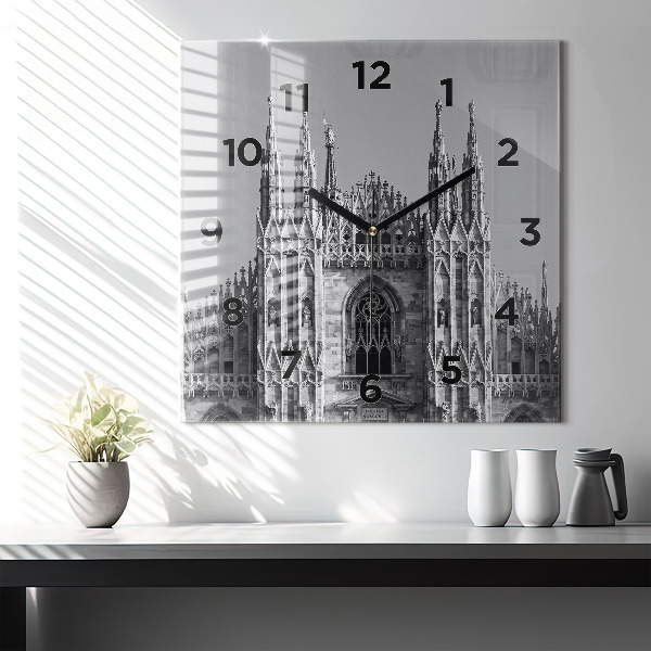 Wanduhr quadratisch Dom von Mailand Kathedrale
