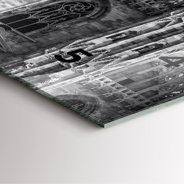 Wanduhr quadratisch Dom von Mailand Kathedrale