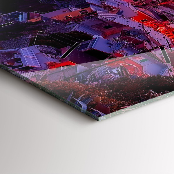 Wanduhr quadratisch Inschrift der Erinnerungen