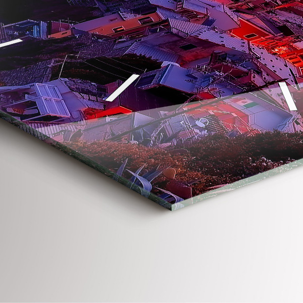 Wanduhr quadratisch Inschrift der Erinnerungen