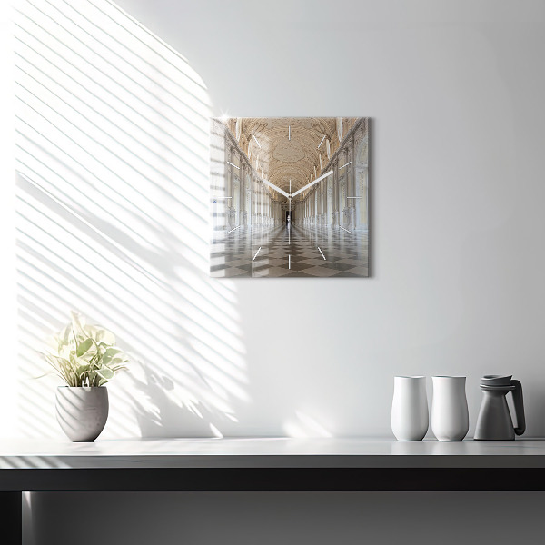 Wanduhr quadratisch Das Museum La Veneria Reale