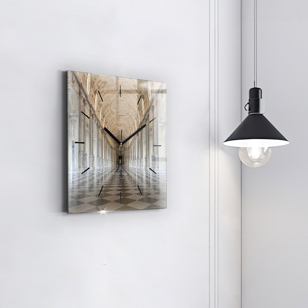 Wanduhr quadratisch Das Museum La Veneria Reale