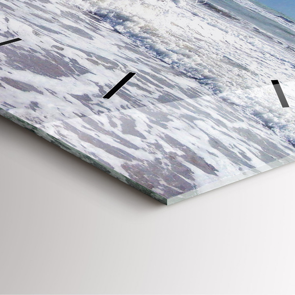 Wanduhr modern quadratisch Versunkenes Wasserfahrzeug