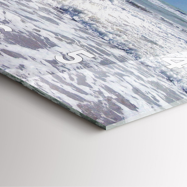 Wanduhr modern quadratisch Versunkenes Wasserfahrzeug