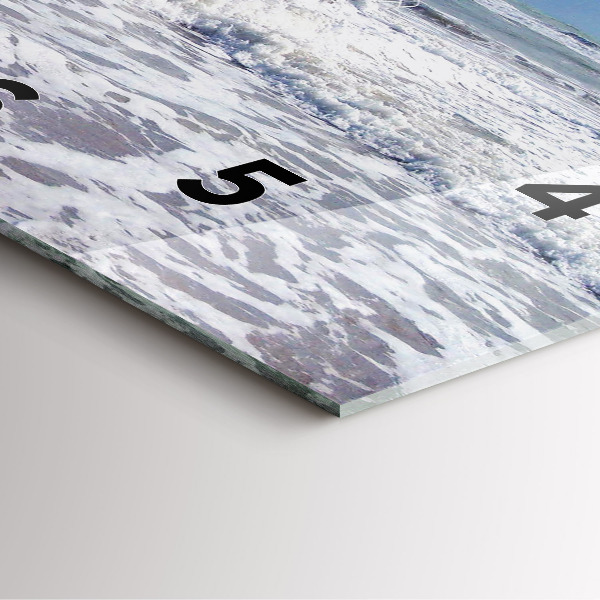 Wanduhr modern quadratisch Versunkenes Wasserfahrzeug