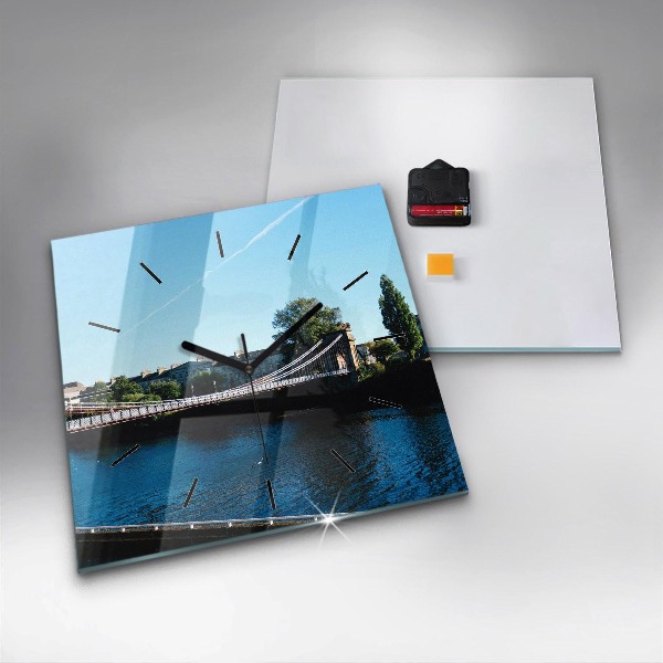 Wanduhr quadratisch mit motiv Südportland Schottland