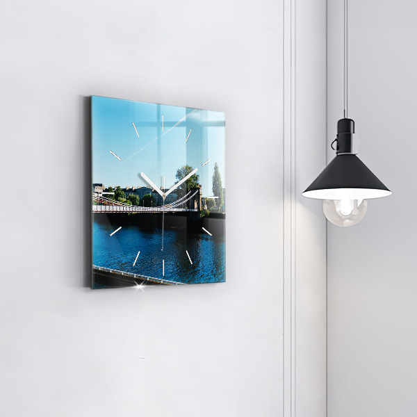 Wanduhr quadratisch mit motiv Südportland Schottland