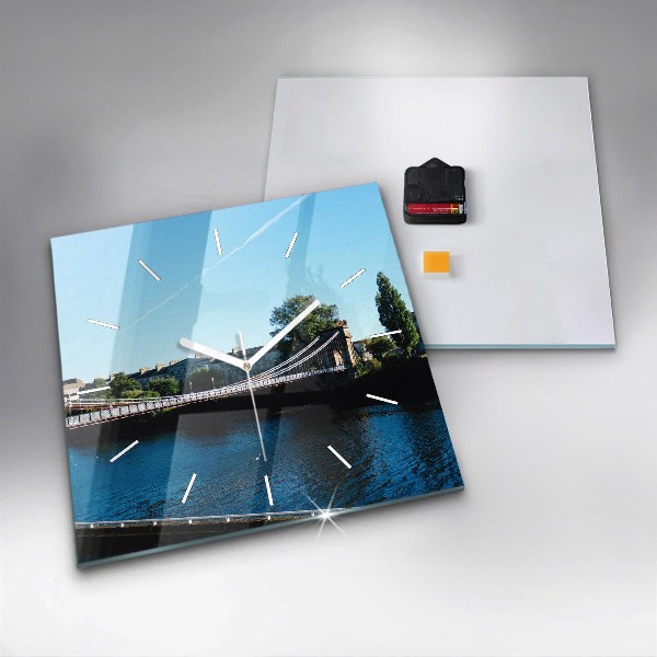 Wanduhr quadratisch mit motiv Südportland Schottland