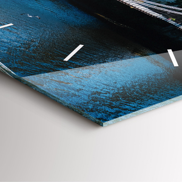 Wanduhr quadratisch mit motiv Südportland Schottland