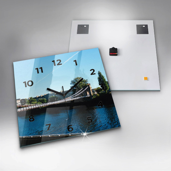 Wanduhr quadratisch mit motiv Südportland Schottland