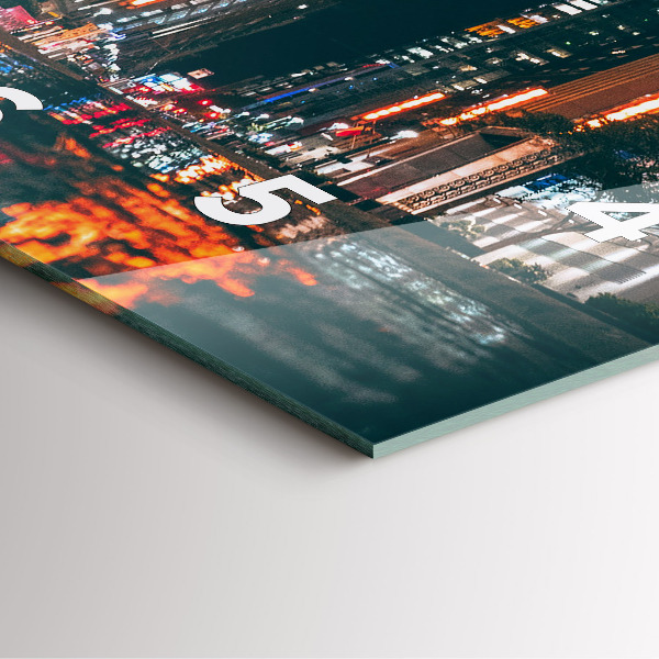 Wanduhr quadratisch mit motiv Hilton Hotel in Houston