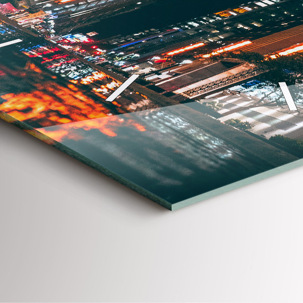 Wanduhr quadratisch mit motiv Hilton Hotel in Houston