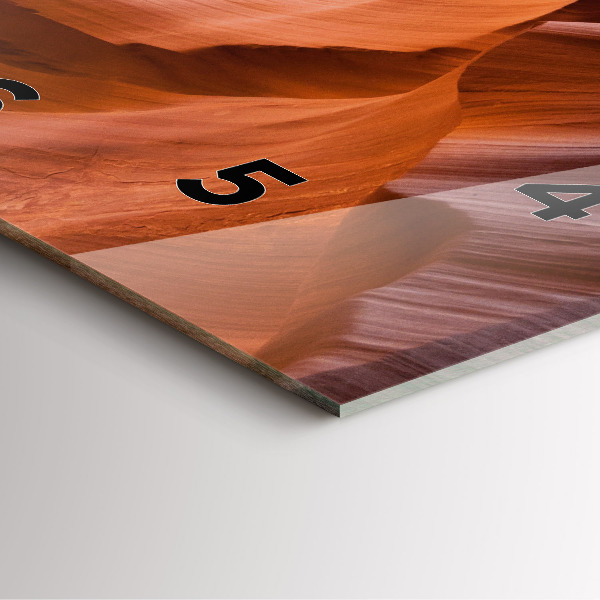 Wanduhr quadratisch Antilopenschlucht