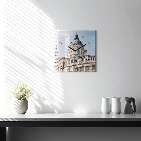 Wanduhr quadratisch St. Stephans Basilika