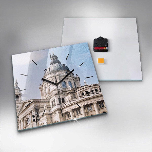 Wanduhr quadratisch St. Stephans Basilika
