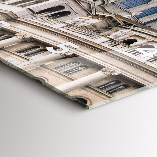 Wanduhr quadratisch St. Stephans Basilika