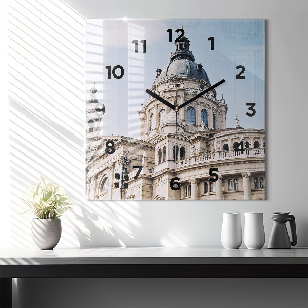 Wanduhr quadratisch St. Stephans Basilika