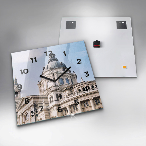 Wanduhr quadratisch St. Stephans Basilika