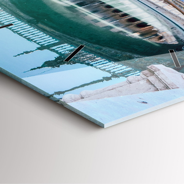 Wanduhr modern quadratisch Spanischer Platz in Sevilla