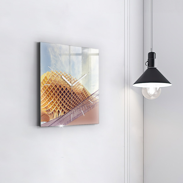 Wanduhr quadratisch Aussichtspunkt in Sevilla