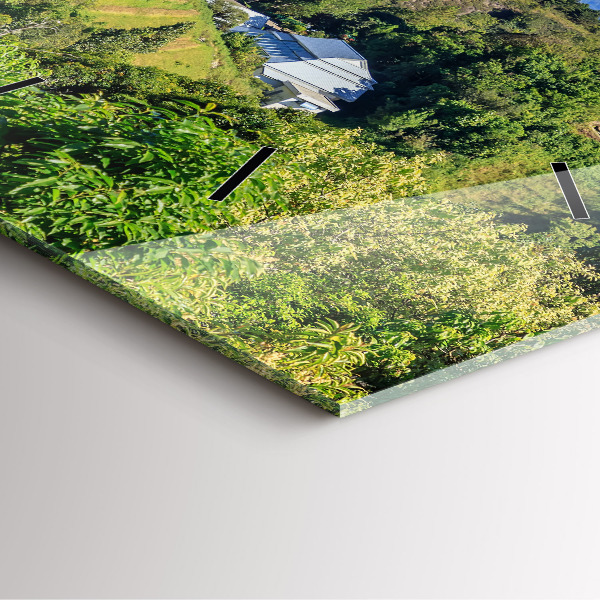 Wanduhr quadratisch Chiang-Mai-Nationalpark