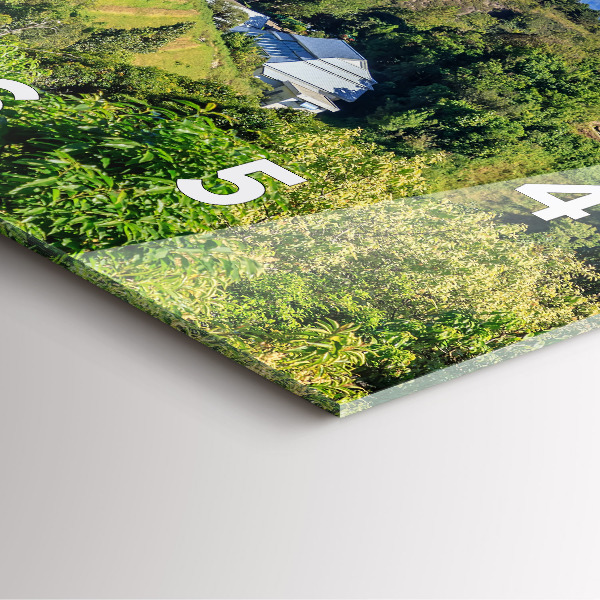 Wanduhr quadratisch Chiang-Mai-Nationalpark