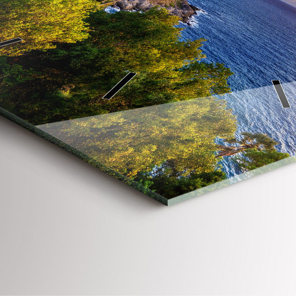 Wanduhr quadratisch mit motiv Phuket in Thailand