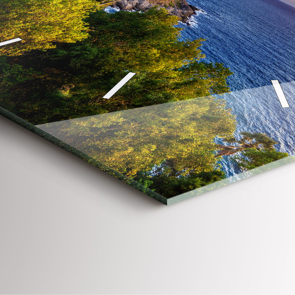 Wanduhr quadratisch mit motiv Phuket in Thailand