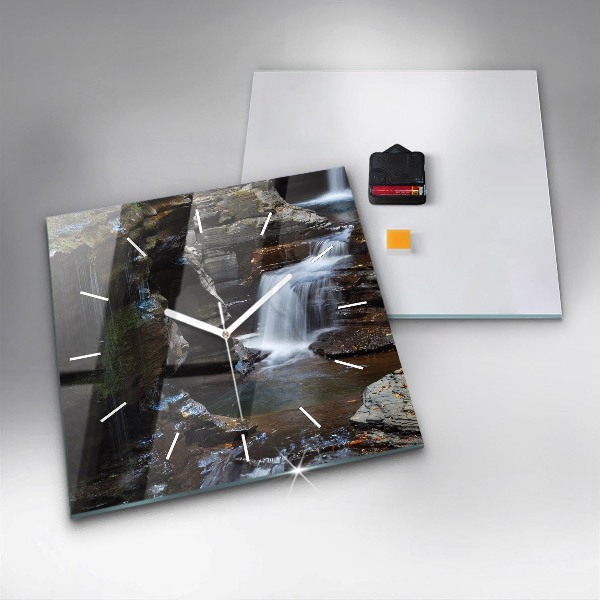 Wanduhr modern quadratisch Golden Gate Bridge