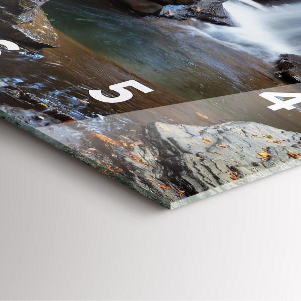 Wanduhr modern quadratisch Golden Gate Bridge