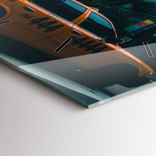 Wanduhr quadratisch Miami, Florida