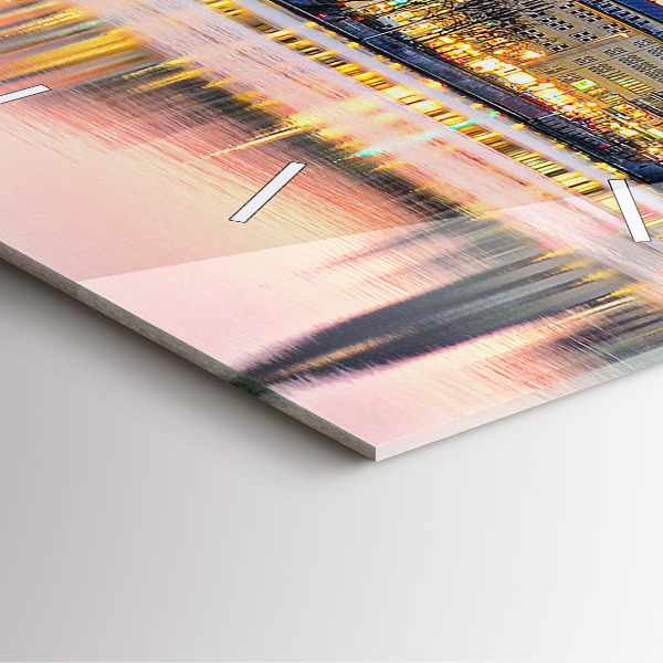 Wanduhr quadratisch Alster in Hamburg