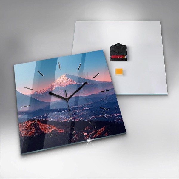 Wanduhr modern quadratisch Berge in San Antonio USA