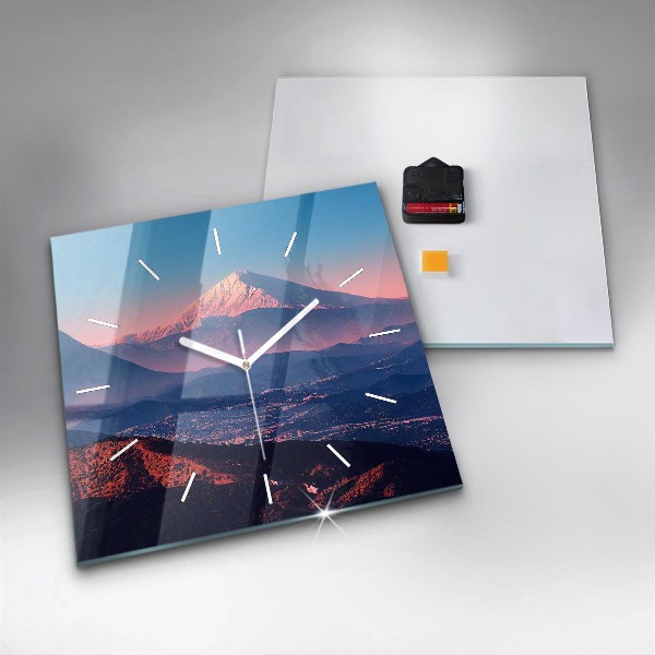 Wanduhr modern quadratisch Berge in San Antonio USA