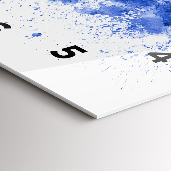 Wanduhr quadratisch San Antonio Aquarell