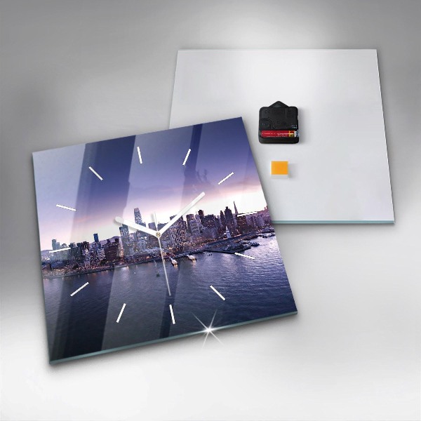 Wanduhr quadratisch mit motiv Ansicht von San Francisco