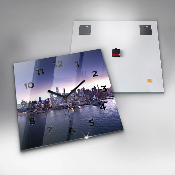 Wanduhr quadratisch mit motiv Ansicht von San Francisco