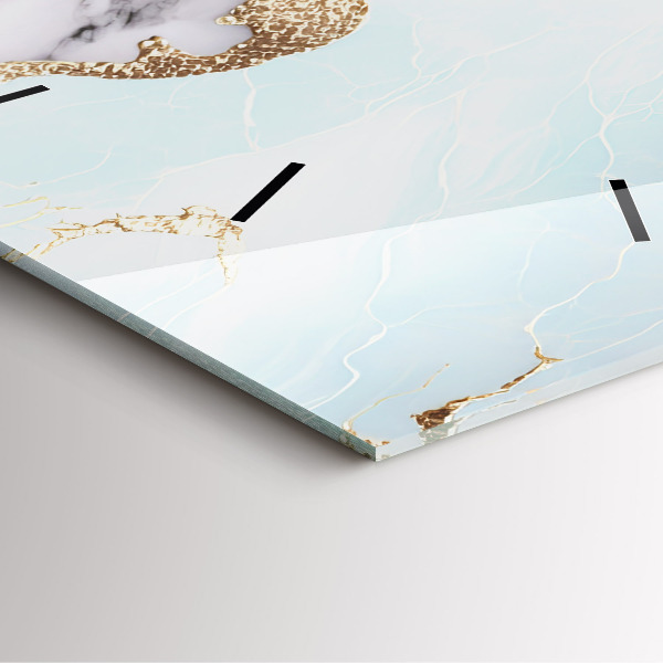 Wanduhr quadratisch mit motiv Marmor