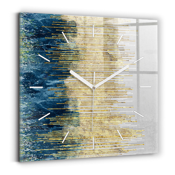 Wanduhr quadratisch mit motiv Dekoratives Muster