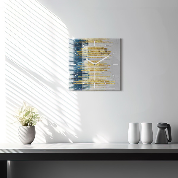 Wanduhr quadratisch mit motiv Dekoratives Muster