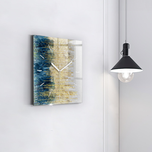 Wanduhr quadratisch mit motiv Dekoratives Muster