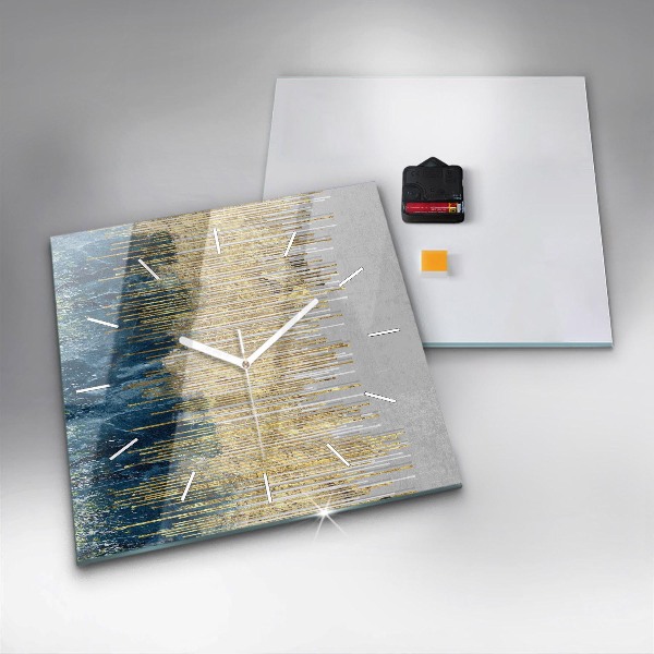 Wanduhr quadratisch mit motiv Dekoratives Muster