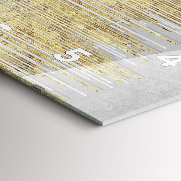 Wanduhr quadratisch mit motiv Dekoratives Muster