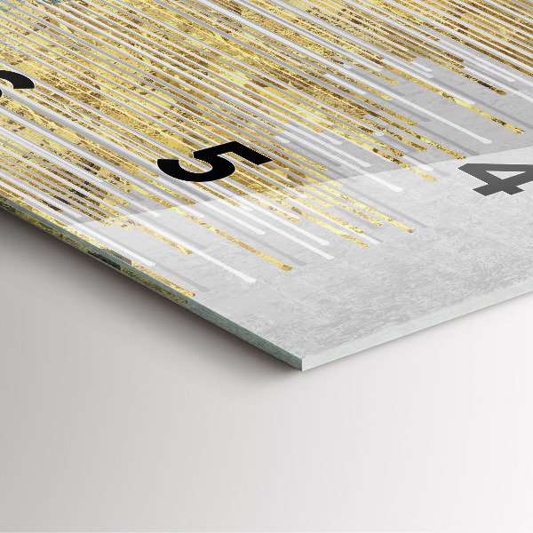 Wanduhr quadratisch mit motiv Dekoratives Muster