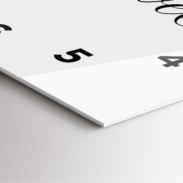 Wanduhr quadratisch mit motiv Reise-Inschrift