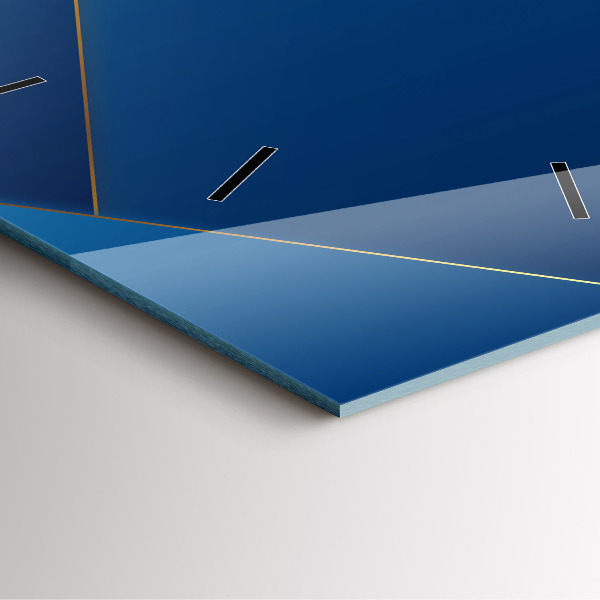 Wanduhr quadratisch Ornamentale Abstraktion