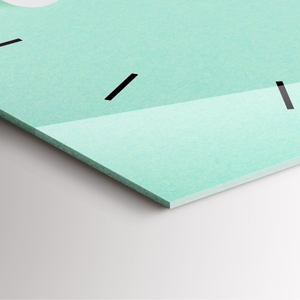 Wanduhr quadratisch Blühende Gänseblümchen